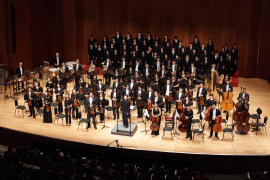  The University Anthem performed by the Hong Kong Sinfonietta, the Diocesan Choral Society and HKU Students' Union Choir and conducted by our University Artist Yip Wing-sie