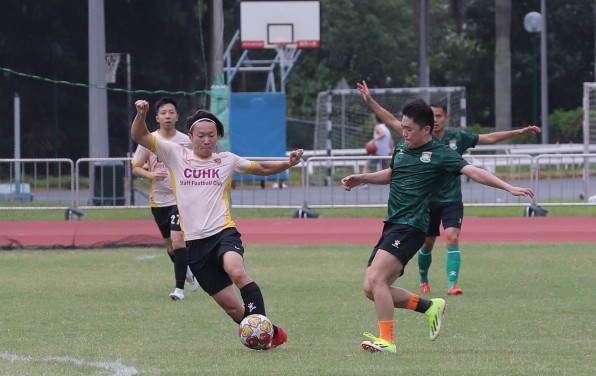 HKU and CUHK hold the Vice-Chancellor’s Cup Soccer Match