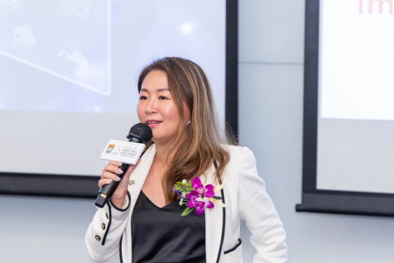 保誠保險歐陽佩玲女士表示支持GAIP保險創新比賽，正好體現公司培育年輕人才，鼓勵創新思維的承諾。